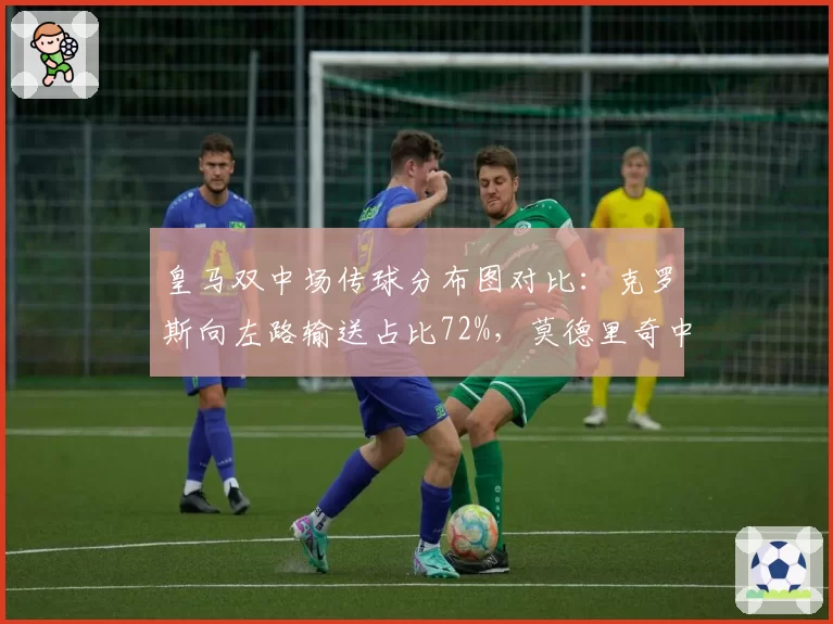 皇马双中场传球分布图对比：克罗斯向左路输送占比72%，莫德里奇中路渗透成功率达81%